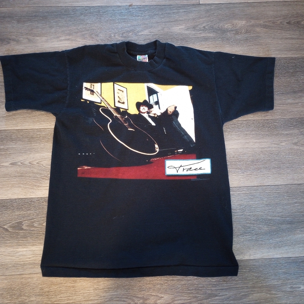 Trace Adkins Vtg Country Music Single Stitch 90s Graphic Tee Shirt Western Wear